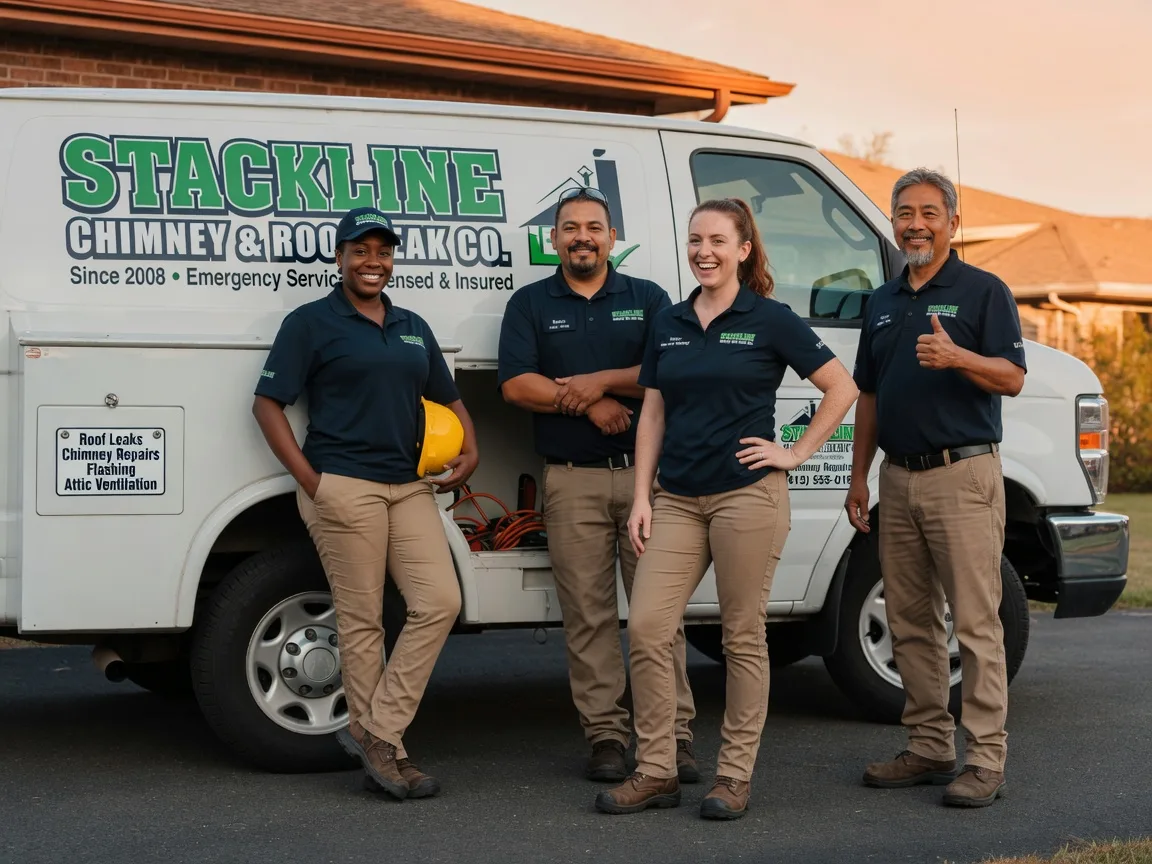 Chimney flashing repair company in Ostrander, OH